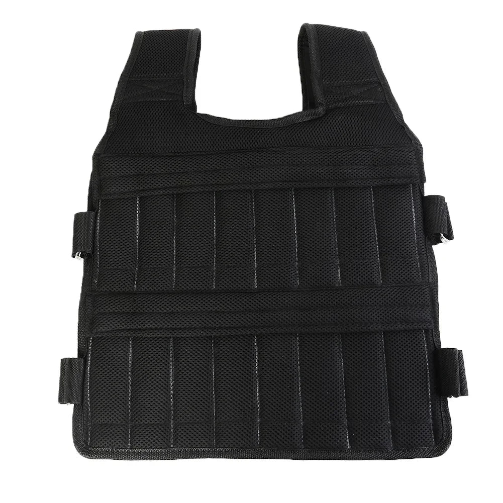 3/15/35Kg 1-50Kg Weight Training Vest Empty Bag Fitness Running Vest Adjustable Weight Jacket Workout Equipment for Jogging