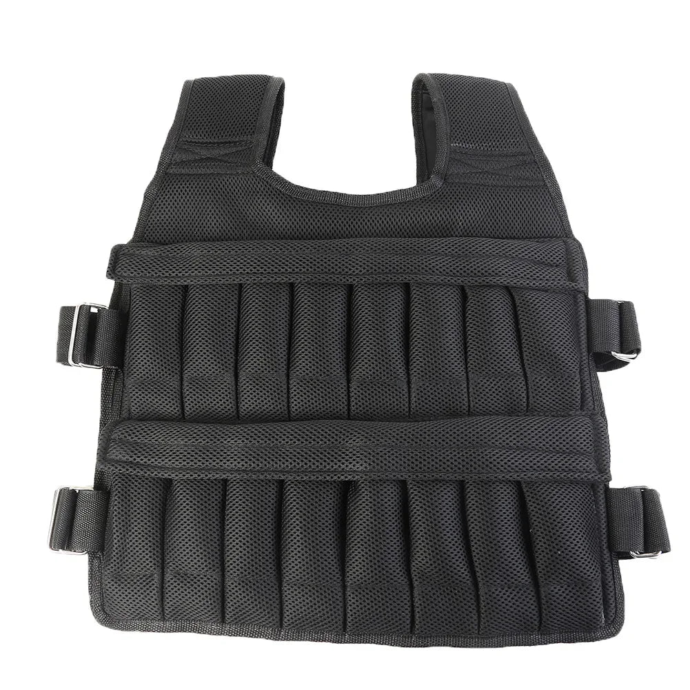3/15/35Kg 1-50Kg Weight Training Vest Empty Bag Fitness Running Vest Adjustable Weight Jacket Workout Equipment for Jogging