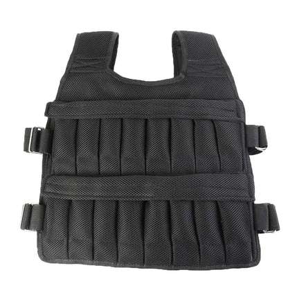 3/15/35Kg 1-50Kg Weight Training Vest Empty Bag Fitness Running Vest Adjustable Weight Jacket Workout Equipment for Jogging