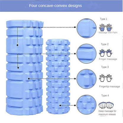 33Cm Foam roller Massage Roller Muscle Back Muscle Massage the Grid Back Training Set Shipping